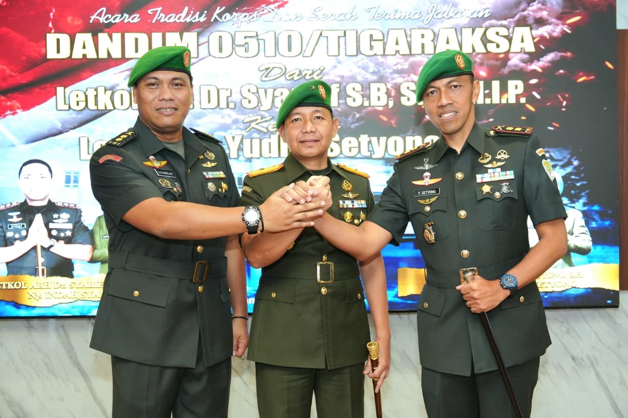 Rotasi Jabatan di Korem 052/Wijayakrama