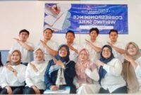 Seluruh karyawan PT Cibitung Tanjung Priok Port Tollways (CTP Tollways) selaku Badan Usaha Jalan Tol (BUJT) Cibitung – Cilincing usai pelatihan writing skill. (Foto: Istimewa).