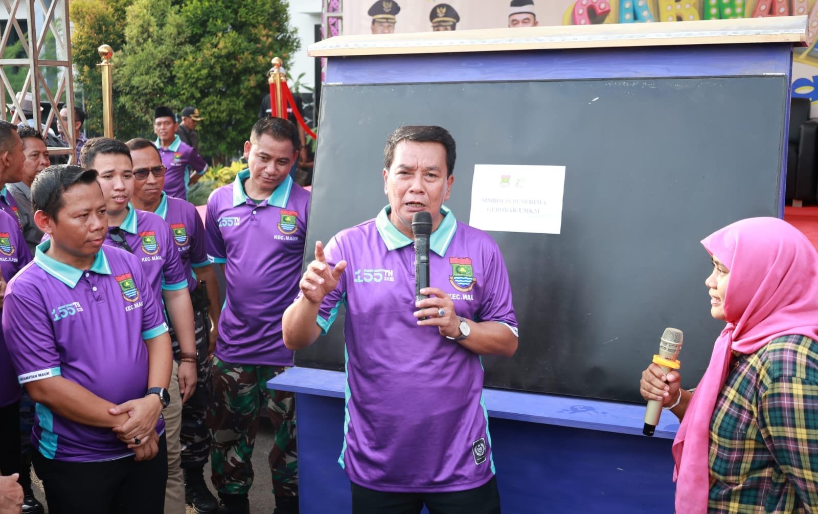 Bupati Kabupaten Tangerang Hadiri Perayaan HUT ke-155 Kecamatan Mauk