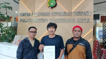 Wartawan yang Dianiaya Oknum Relawan Kobam, Buka Laporan di Polrestro Tangerang