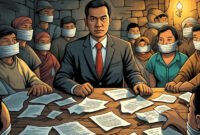 ILUSTRASI: upaya pemberantasan korupsi seringkali terhambat oleh pembungkaman media dan kegagalan penegakan hukum. (Foto: Istimewa)
