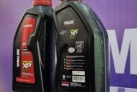 POWER XP MATIC: varian baru oli Yamalube yang resmi di rilis di PRJ. (Foto: suararealitas.co/Akbar).
