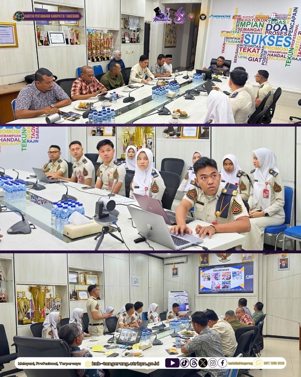 Sharing Session: Kakan Bersama Taruna STPN Dalam Rangka Seminar Kuliah Kerja Nyata Pertahanan Praktik Tata Laksana Pertahanan (KKNP-PTLP)