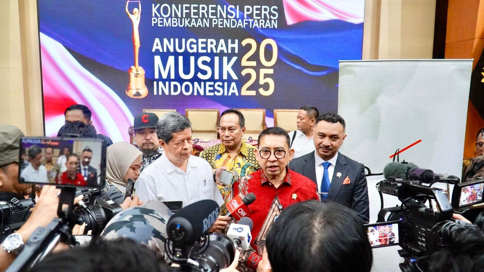 Pendaftaran AMI Awards 2025 Resmi Dibuka, Menbud Dorong Apresiasi Musisi dan Pemajuan Musik Indonesia