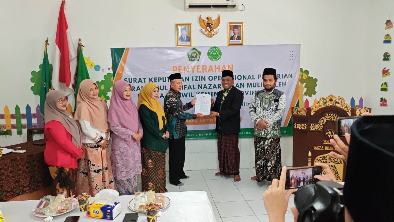 RA Nazar Insan Mulia Resmi Terima SK Izin Operasional Tahun 2025