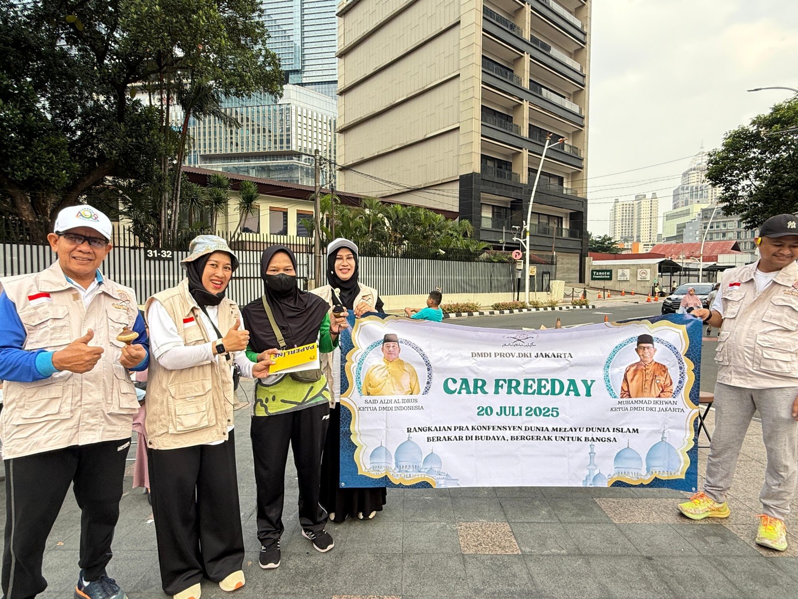 Pra-Konvensyen DMDI Jakarta Meriahkan Car Free Day di Bundaran HI