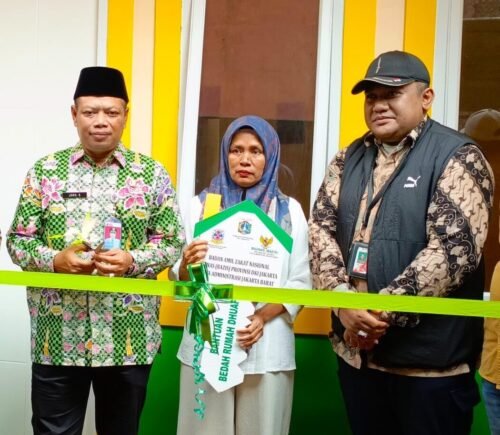Kolaborasi Baznas, Satu Rumah Warga Hasil Bedah Rumah di Kelurahan Srengseng Diresmikan