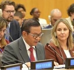 POTRET: Gubernur DKI Jakarta, Pramono Anung Wibowo saat memaparkan visi pembangunan di High-Level Political Forum: Local and Regional Governments. (Foto: Istimewa).