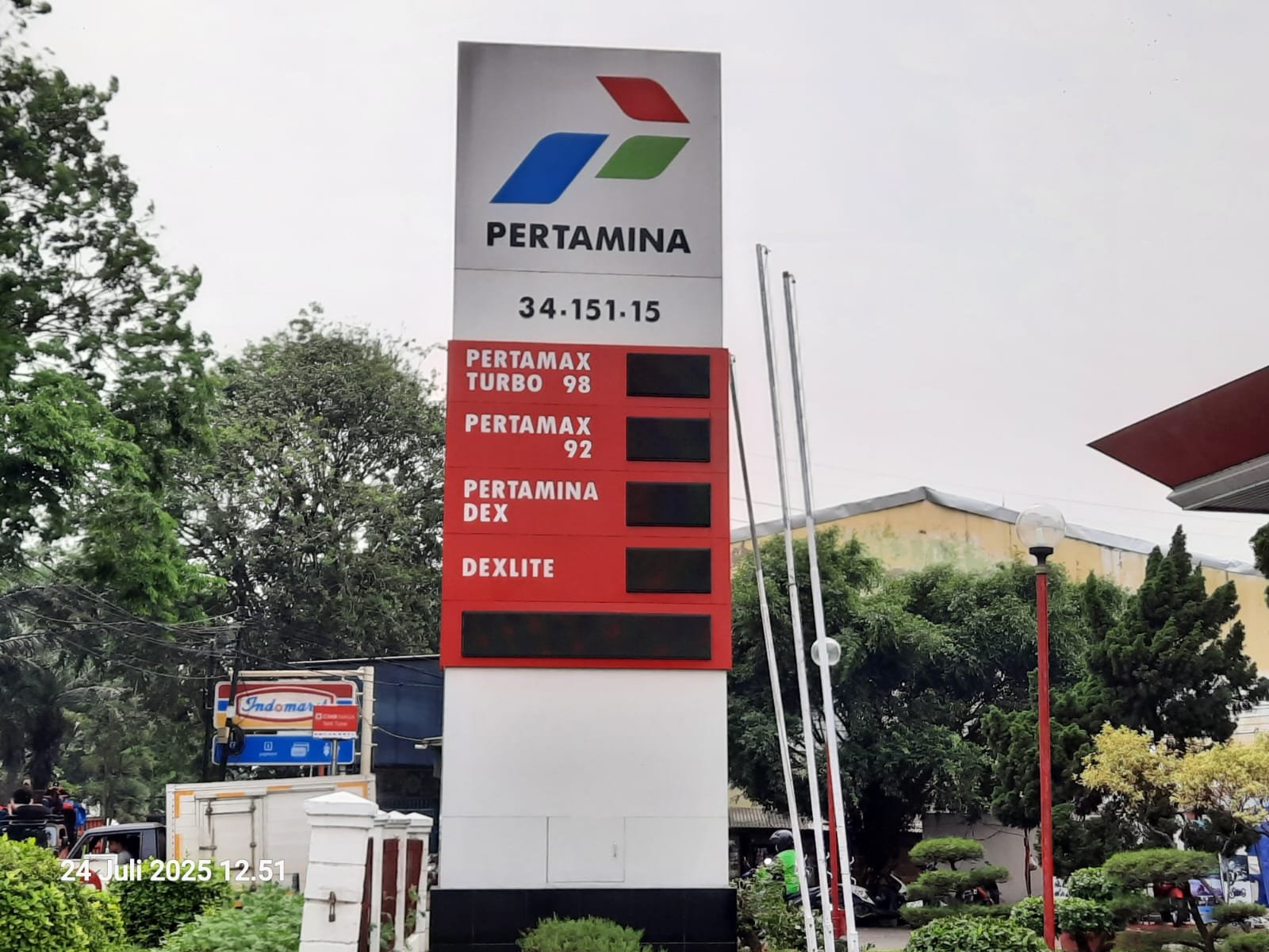 Sejumlah Kendaraan Mogok Usai Isi BBM di SPBU 34.151.15