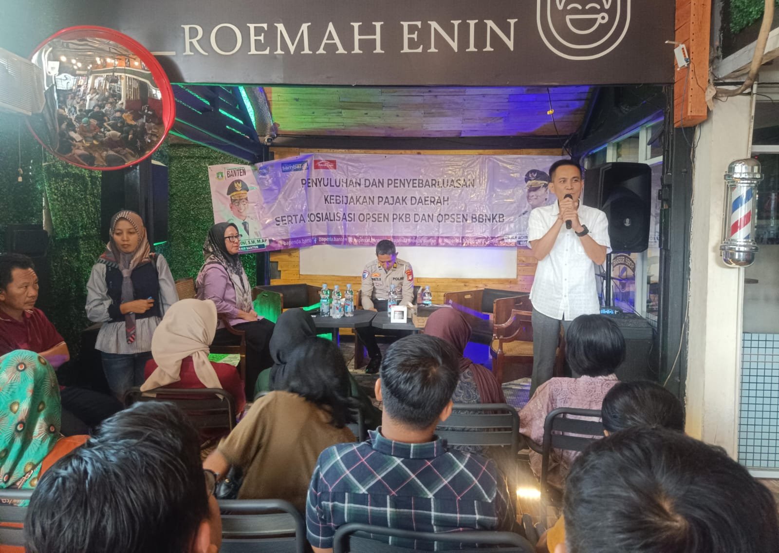 SAMSAT Cikokol Gelar Penyuluhan dan Penyebarluasan Kebijakan Pajak Daerah Serta Opsen PKB dan BBNKB