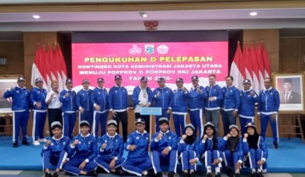 Sekko Jakut Kukuhkan dan Lepas Ratusan Atlet Bertanding di Popprov dan Porprov DKI