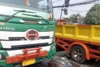 POTRET: kemacetan dan kecelakaan lalu lintas, serta pelanggaran zonasi oleh pool-pool truk kontainer tidak memiliki progres yang berarti.(Foto: Istimewa).