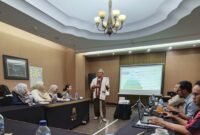 POTRET: peserta pelatihan jurnalistik yang digelar OPSI berlangsung selama 3 hari di Manhattan Hotel Jakarta. (Foto: suararealitas.co/Za).