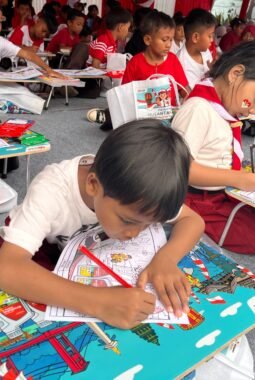 Siswa SD Pemenang Lomba Mewarnai Diajak Pertamina Enduro Nonton MotoGP Mandalika