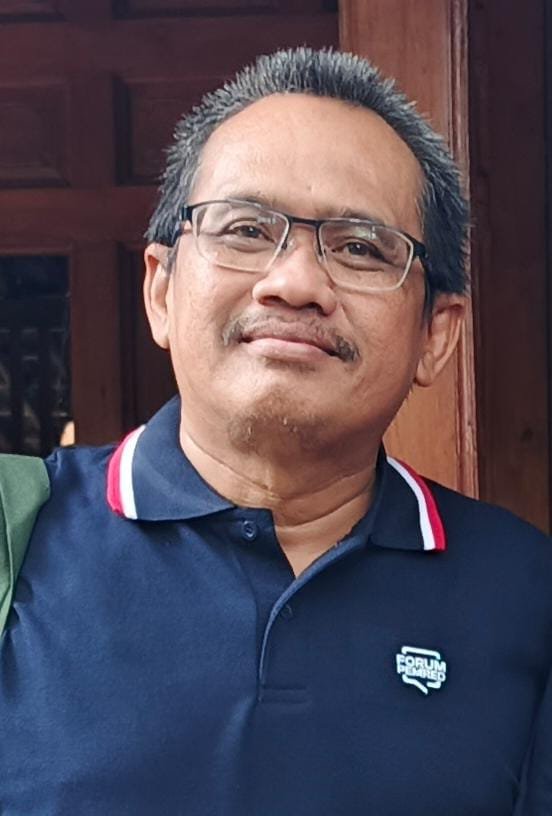POTRET: Ketua PWI DIY, Hudono. (Foto: Istimewa).