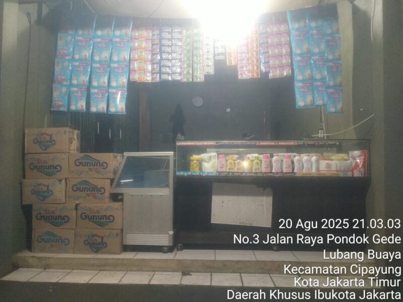 POTRET: lemahnya pengawasan APH dalam menindaklanjuti toko kelontong yang berkedok menjual obat keras terbatas atau pil koplo tanpa NIE dengan leluasa berdiri bebas tanpa hambatan. (Foto: suararealitas.co).