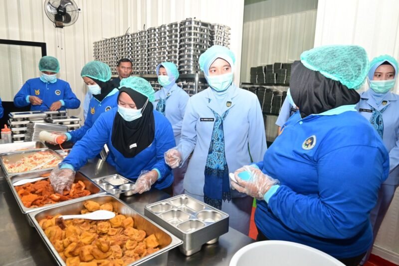 POTRET: salah satu dapur SPPG milik Lanud Husein Sastranegara. (Foto: Istimewa).