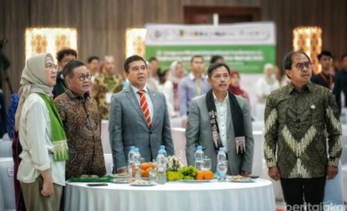 POTRET: peresmian Kongres Perhimpunan Biologi Indonesia (PBI) ke-18 dan International Conference on Biodiversity and Future Biology (ICo-BioFuB). (Foto: Istimewa).