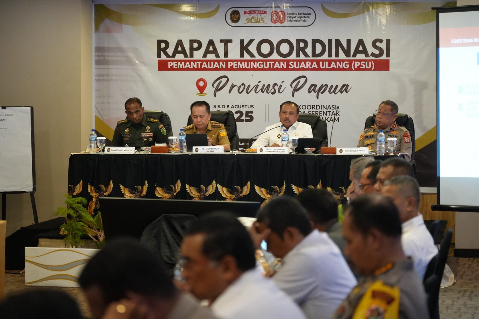 Kemenko Polkam Harap PSU Papua Berjalan Tuntas