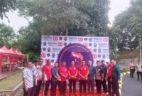 POTRET: kemeriahan Harbubnas Dishub DKI Jakarta dengan menggelar lomba mancing di UP PKB Kedaung Angke. (Foto: suararealitas.co)