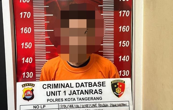 POTRET: seorang suami yang diduga lakukan KDRT terhadap istrinya berinisial EY (28). (Foto: Istimewa)