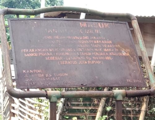 Lahan Dinas Pertamanan Terbengkalai Puluhan Tahun di Sunter Jaya, Warga Pertanyakan Kejelasan