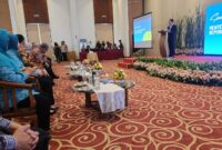 POTRET: Menteri Lingkungan Hidup, Hanif Faisol Nurofiq saat menyampaikan sosialisasi Gerakan Pilah Sampah (GPS). (Foto: suararealitas.co)