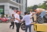 POTRET: Tim Resmob Polresta Tangerang berhasil mengamankan 23 orang mata elang (matel). (Foto: suararealitas.co)