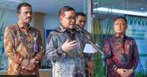POTRET: Gubernur DKI Jakarta, Pramono Anung saat meresmikan remodelling gedung panti sosial. (Foto: Istimewa)