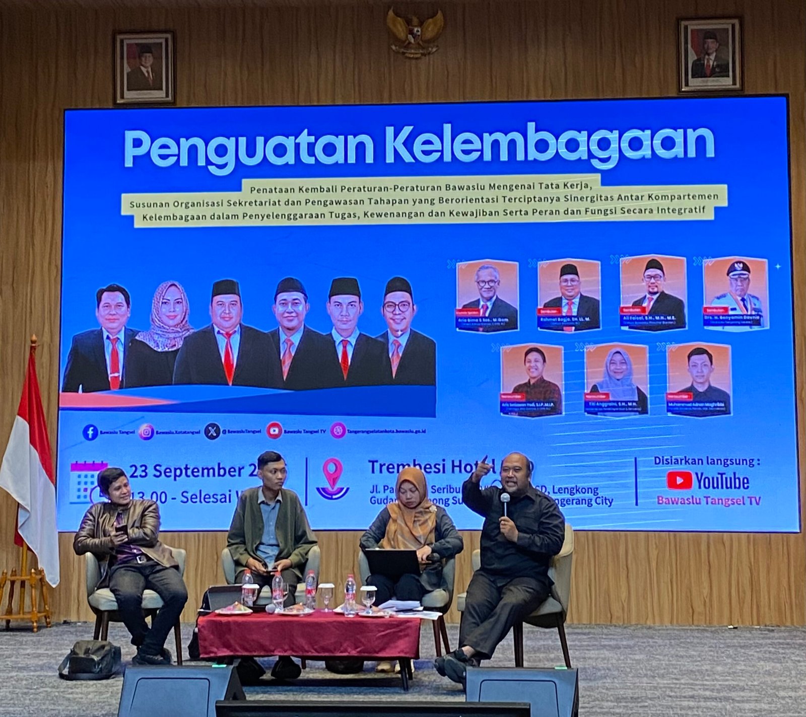 Bawaslu Tangsel Bahas Penguatan Kelembagaan, Soroti Ketimpangan Kewenangan dan Tantangan Digitalisasi