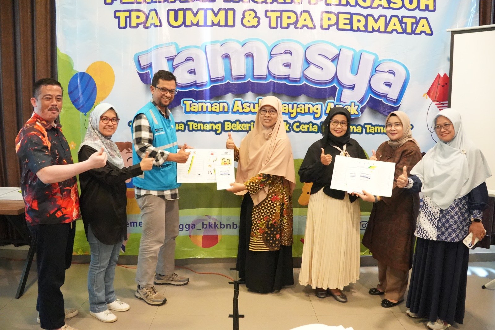 Indonesia Emas 2045, PLN Indonesia Power UBP Banten 3 Lontar Resmikan Program TAMASYA di TPA Ummi & TPA Permata Kabupaten Tangerang