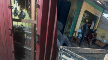 POTRET: dua lokasi titik transaksi peredaran pil koplo di Karawang. (Foto: suararealitas.co).