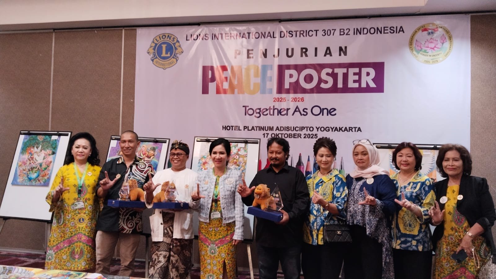 Peace Poster Contest 2025, Pesan Damai dari Generasi Muda untuk Dunia