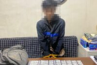 POTRET: Satresnarkoba Polres Cirebon Kota berhasil membekuk seorang mahasiswa yang mengedarkan pil koplo. (Foto: Istimewa)
