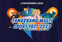 ajang olahraga terbesar di akhir tahun bertajuk "Tangerang Multi Sport Fest ‘25”, yang akan berlangsung pada 2 November 2025 mendatang