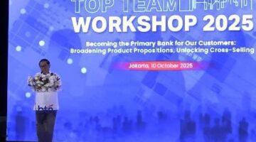 POTRET: Gubernur DKI Jakarta, Pramono Anung Wibowo saat menghadiri Top Team Workshop. (Foto: Istimewa).
