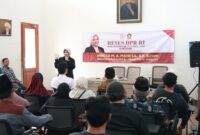 Anggota DPR RI Annisa Mahesa melaksanakan kegiatan reses di Kecamatan Cipocok Jaya, Kota Serang, untuk menyerap aspirasi masyarakat secara langsung, khususnya terkait pelaksanaan program Makan Bergizi Gratis (MBG) yang menjadi perhatian nasional.