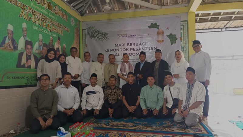 Management dari Grand Soll Marina Hotel Tangerang menggelar kegiatan Sosial ke Pondok Pesantren AL ISTIQOMAH bertajuk