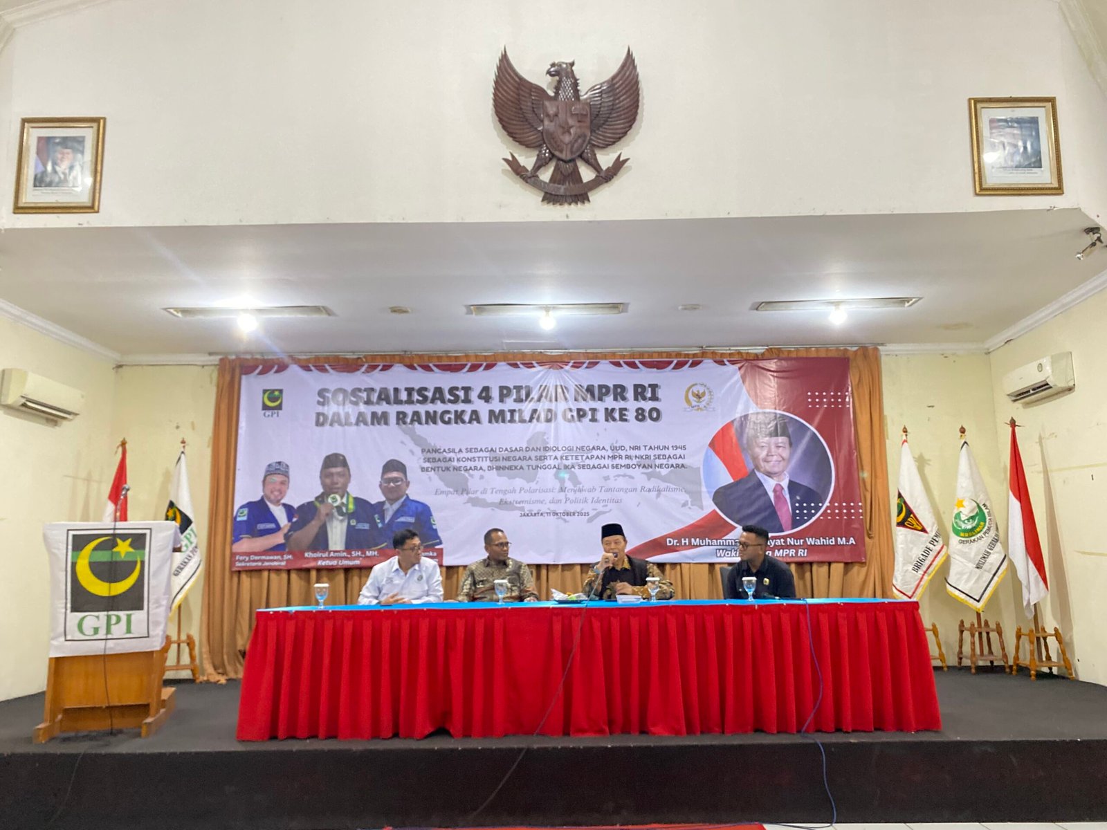Milad ke-80, GPI dan MPR RI Gelar Sosialisasi Empat Pilar: Pemuda Harus Jadi Penjaga Ideologi Bangsa