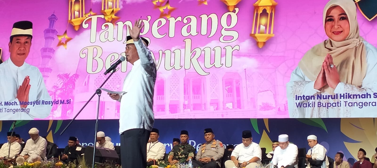 Warga Se-kabupaten Tangerang Bersalawat “Tangerang Bersyukur” di Hari Jadi ke – 393 Tahun