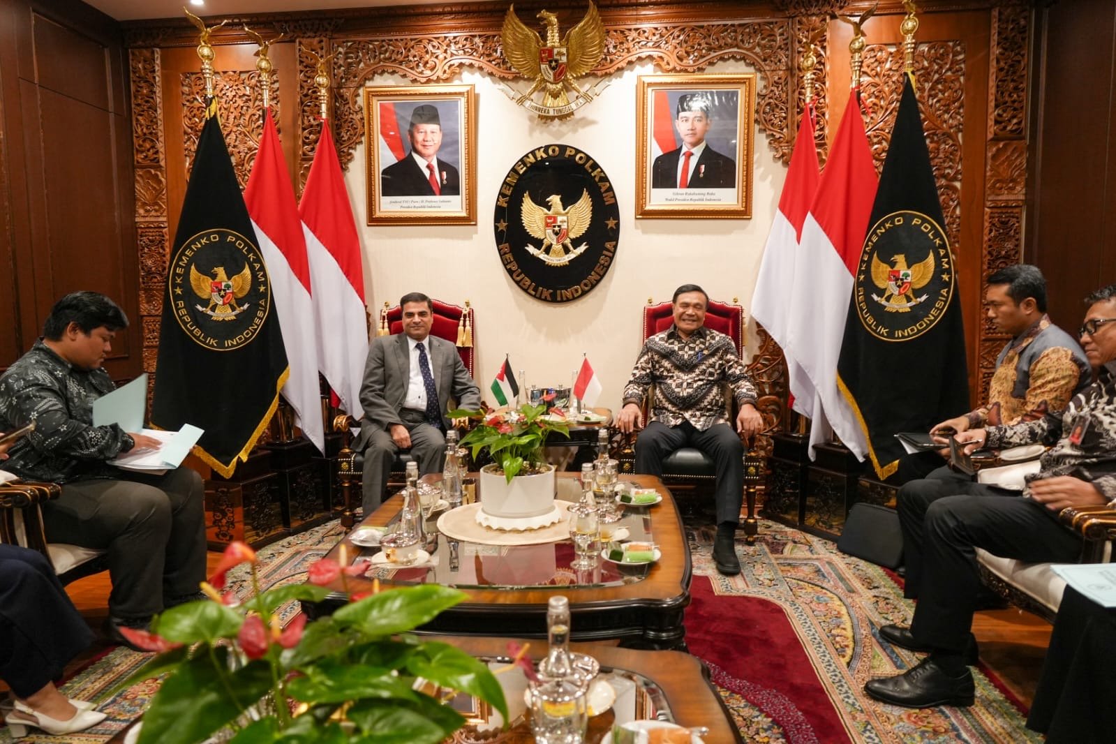 Menko Polkam dan Dubes Yordania Bahas Penguatan Hubungan Bilateral RI-Yordania