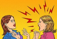 POTRET: ilustrasi percekcokan antar tetangga. (Foto: Dok.Pngtree/Ist).