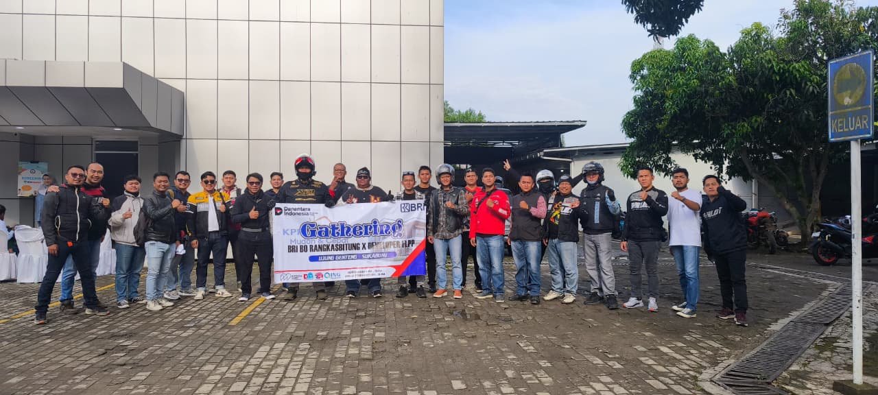 Perkuat Layanan KPR Bersubsidi, BRI Kanca Rangkasbitung Gelar Gathering Developer FLPP di Ujung Genteng Sukabumi