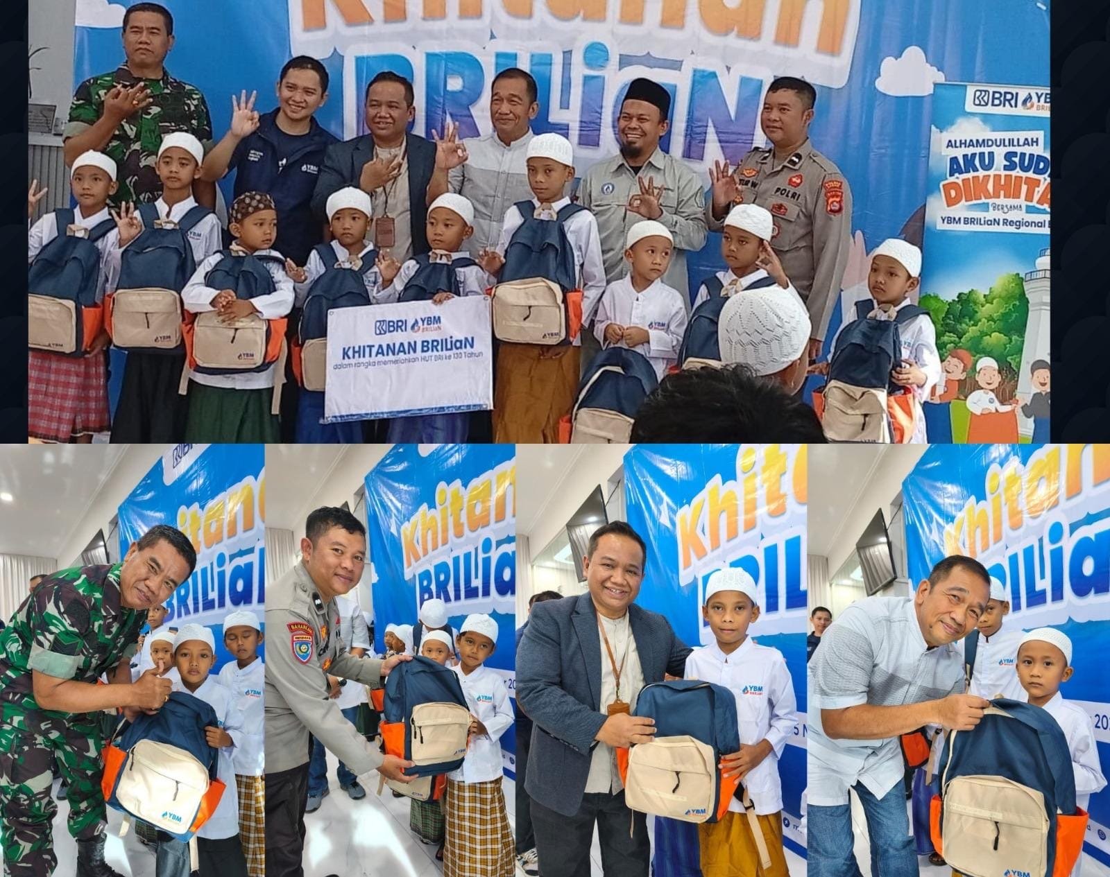 BRI Rangkasbitung Bersama YBM Gelar Khitanan Massal sebagai Wujud Kepedulian Sosial