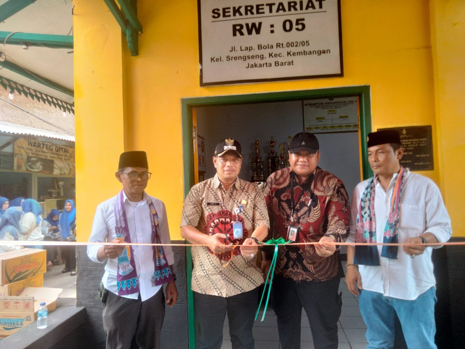 Revitalisasi Penataan Kawasan TW 3 di Sekretariat RW 05 Srengseng Diresmikan