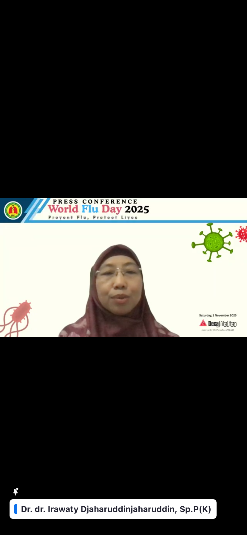 PDPI Gelar Webinar: Bersatu Melawan Influenza, Lindungi Diri, Lindungi Sesama