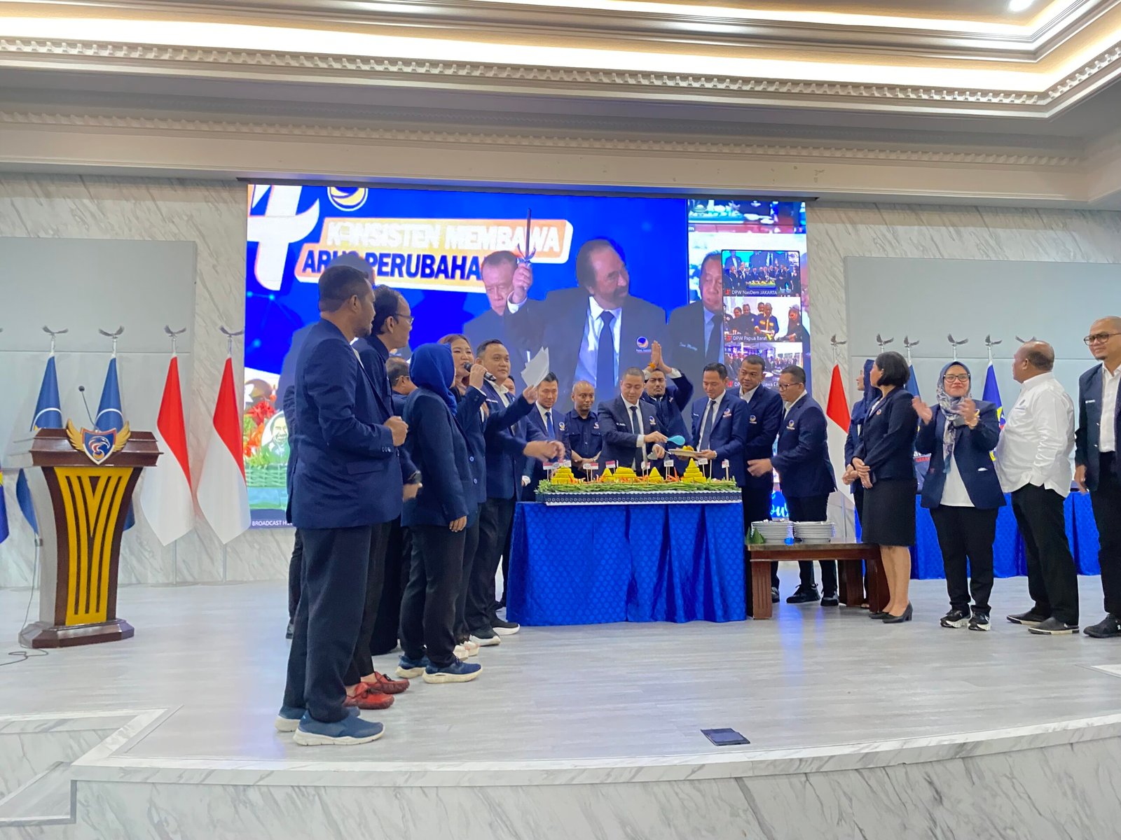 HUT ke-14 Partai Nasdem, Surya Paloh : NasDem Konsisten Membawa Arus Perubahan untuk Indonesia Lebih Baik