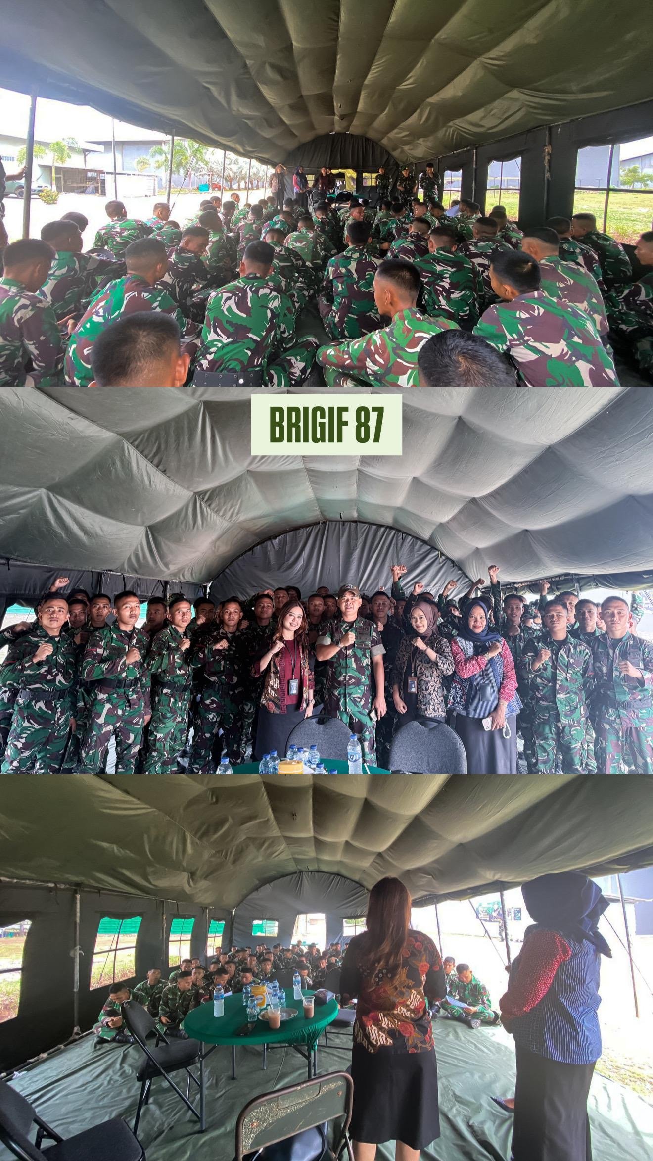 BRI Kanca Serang Gelar Sosialisasi Produk dan Layanan Perbankan di Brigif 87, Perkuat Sinergi BRI–TNI