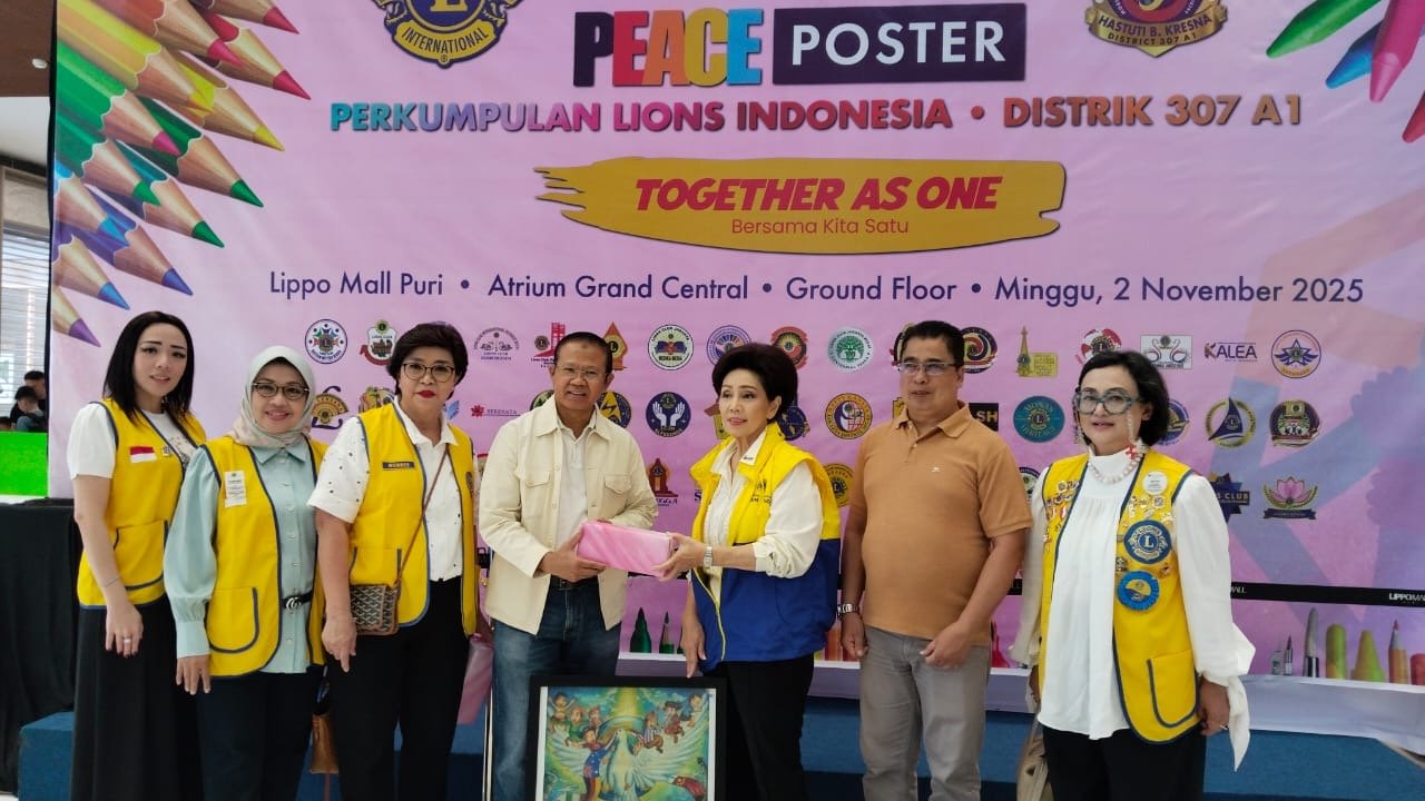 Lions Club Menyelenggarakan Lomba Poster Perdamaian Together as one Bersama Kita Satu di Jakarta