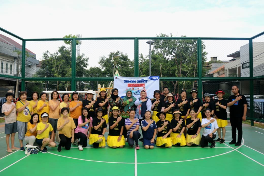BRI Jakarta Daan Mogot Gelar Senam Bersama, Pererat Hubungan dengan Nasabah